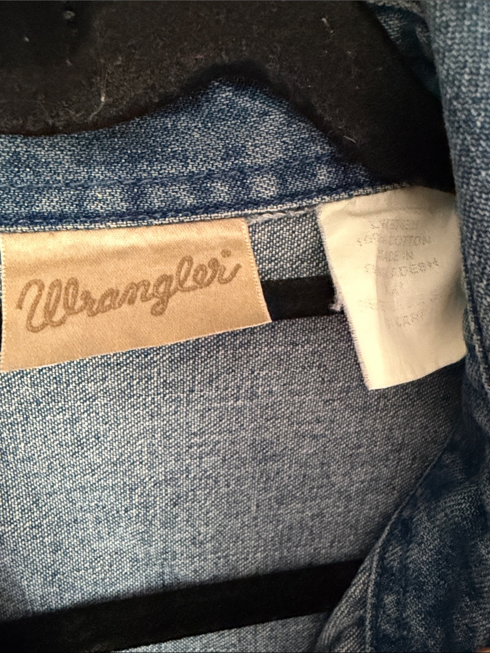 VTG Wrangler Women's Cowgirl Denim Jean Vest Southwestern Feather Festival Boho - Picture 2 of 4